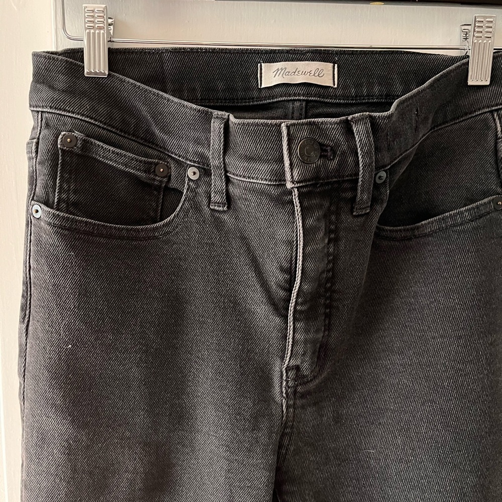 Madewell Charcoal Denim Pants